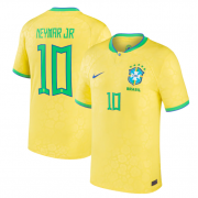 2022 World Cup Brazil Home Jersey NEYMAR #10