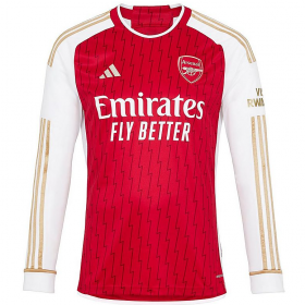 Arsenal Home Long  Sleeve Jersey 23/24 (Customizable)